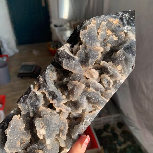 Large Sphalerite Tower Natural Druzy Sphalerite Point Free Shipping 335mm