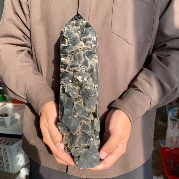 Large Sphalerite Tower Natural Druzy Sphalerite Point Free Shipping 335mm