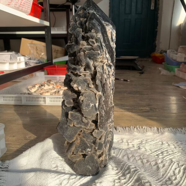 Large Sphalerite Tower Natural Druzy Sphalerite Point Free Shipping 335mm