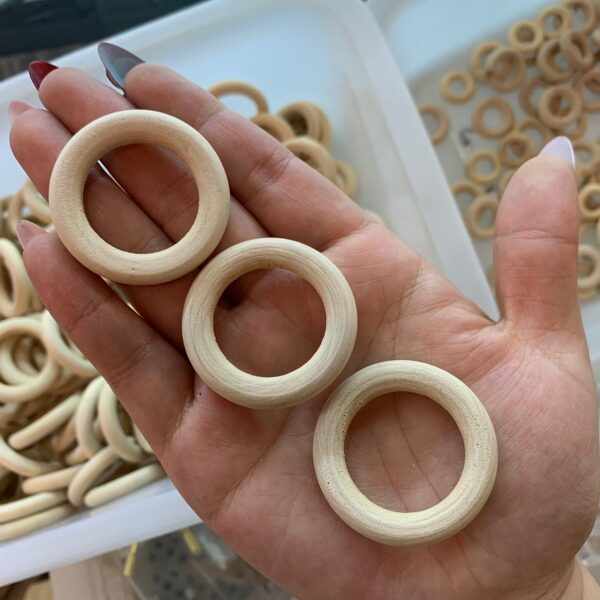 Wooden Circle Crystal Sphere Egg Holder Orb Stand Display Free Shipping