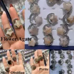 Crystal Ring Jewelry Amethyst Moonstone Smoky Quartz 2 Free Shipping