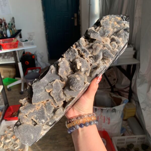 Large Sphalerite Tower Natural Druzy Sphalerite Point Free Shipping 335mm