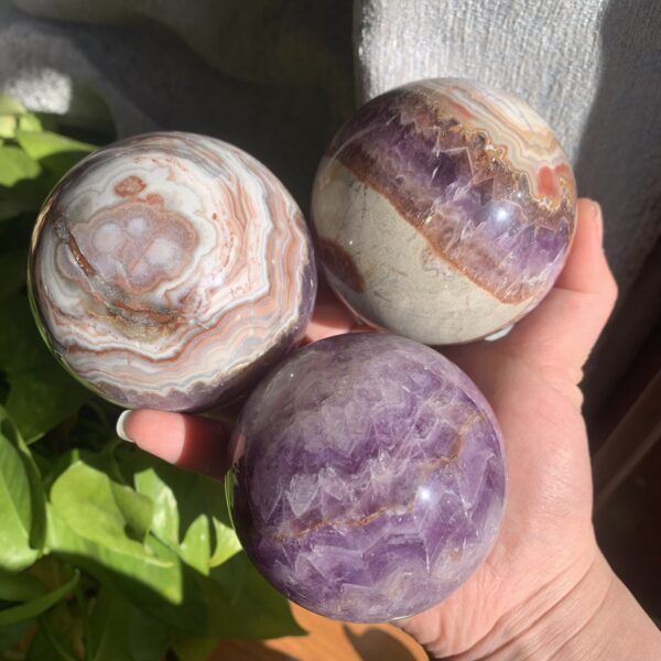 Amethyst Agate Sphere (5)