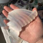 Aura Selenite Butterfly Wings On Stand Angel Aura Coated Crystal Butterfly Home Decoration