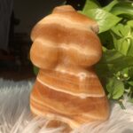 Banded Calcite Fat Female Body Wholesale Crystal Goddess Torso Bulk