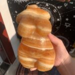 Banded Calcite Fat Female Body Wholesale Crystal Goddess Torso Bulk