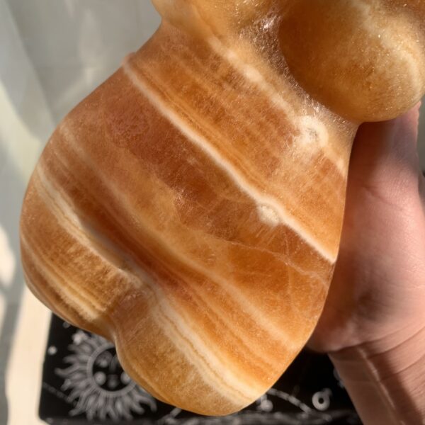 Banded Calcite Fat Female Body Wholesale Crystal Goddess Torso Bulk