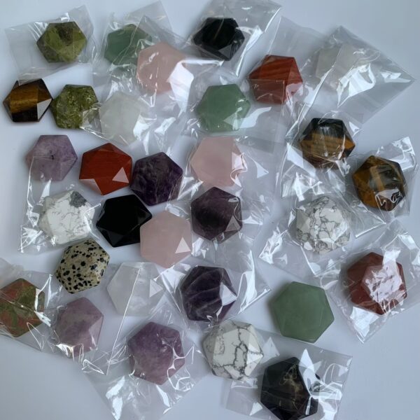 Crystal Star of David Sacred Geometry Energy Amplifier Reiki Crystal Hexagon