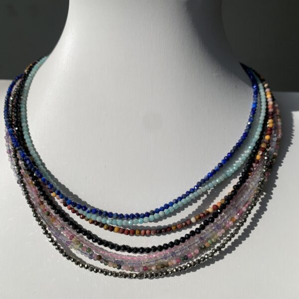 Crystal Necklace silver (5)