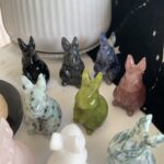Natural Crystal Rabbit Mixed Stones Bulk Crystal Rabbit for Healing Decor Gift
