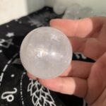 Optical Calcite Sphere Wholesale Small Iceland Spar Sphere Bulk Natural Crystal