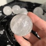 Optical Calcite Sphere Wholesale Small Iceland Spar Sphere Bulk Natural Crystal