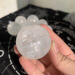 Optical Calcite Sphere Wholesale Small Iceland Spar Sphere Bulk Natural Crystal