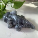 Flashy Labradorite Salamander Purple Crystal Salamander Animal Gift for Nature Lovers