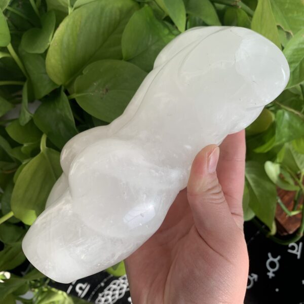 Large Clear Quartz Male Torso Statue Natural Crystal Male Body Figurine for Strength