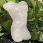 Large Clear Quartz Male Torso Statue Natural Crystal Male Body Figurine for Strength
