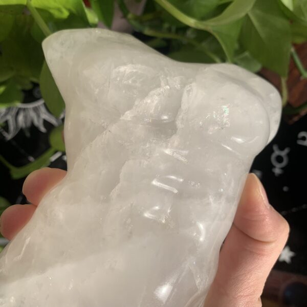 Large Clear Quartz Male Torso Statue Natural Crystal Male Body Figurine for Strength