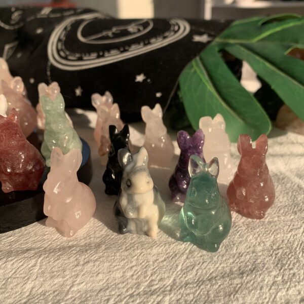 Mini Crystal Rabbit Small Natural Crystal Rabbit Wholesale China Supplier