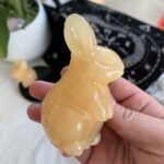 Orange Calcite Rabbit Honey Calcite Rabbit Crystal Wholesale China