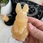 Orange Calcite Rabbit Honey Calcite Rabbit Crystal Wholesale China