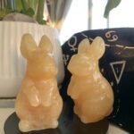 Orange Calcite Rabbit Honey Calcite Rabbit Crystal Wholesale China