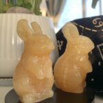 Orange Calcite Rabbit Honey Calcite Rabbit Crystal Wholesale China