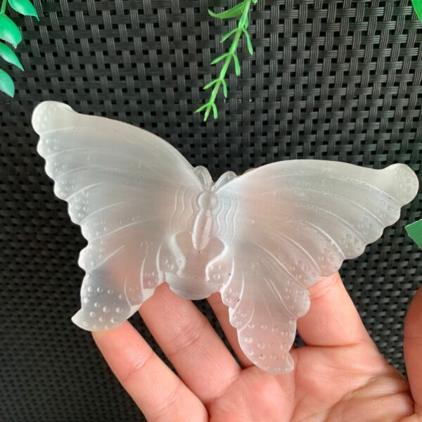 Selenite Butterfly Angel Aura Coated Selenite Butterfly Crystal Satin Spar Selenite