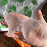 Selenite Butterfly Angel Aura Coated Selenite Butterfly Crystal Satin Spar Selenite